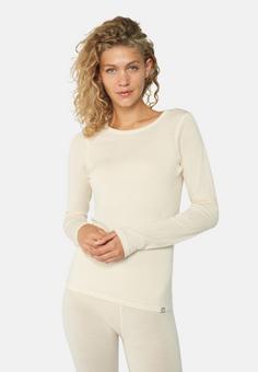 Rückansicht von DANISH ENDURANCE Merino Unterhemd Damen off-white