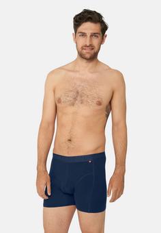 Rückansicht von DANISH ENDURANCE Organic Trunks Boxershorts Herren navy