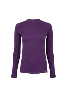 DANISH ENDURANCE Merino Unterhemd Damen purple