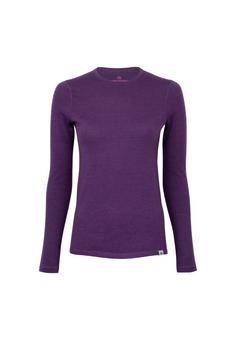 DANISH ENDURANCE Merino Funktionshemd Damen purple