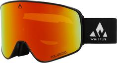 Whistler WS8500 Polarized OTG Ski Goggle Skibrille 1001 Black