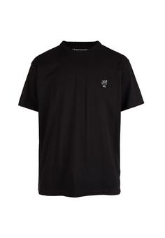 Cleptomanicx Sketch Gull Printshirt Herren Black