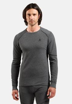 Rückansicht von Odlo ACTIVE X-WARM ECO Funktionsshirt Herren odlo steel grey melange(10183)