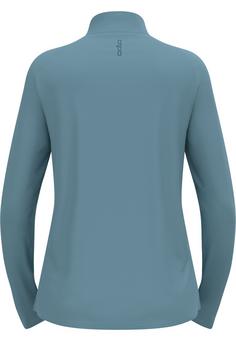 Rückansicht von Odlo ESSENTIAL CERAMIWARM Laufhoodie Damen provincial blue(21090)