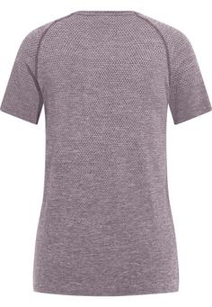 Rückansicht von Odlo Laufshirt Damen gray ridge melange(21118)