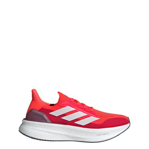 Rückansicht von adidas Ultraboost 5x Laufschuh Laufschuhe Solar Red / Cloud White / Halo Silver