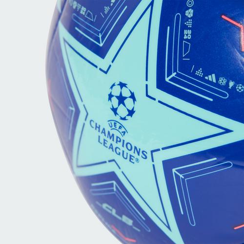 Rückansicht von adidas UCL 24/25 League Phase Club Ball Fußball Clear Aqua / Lucid Blue / Turbo