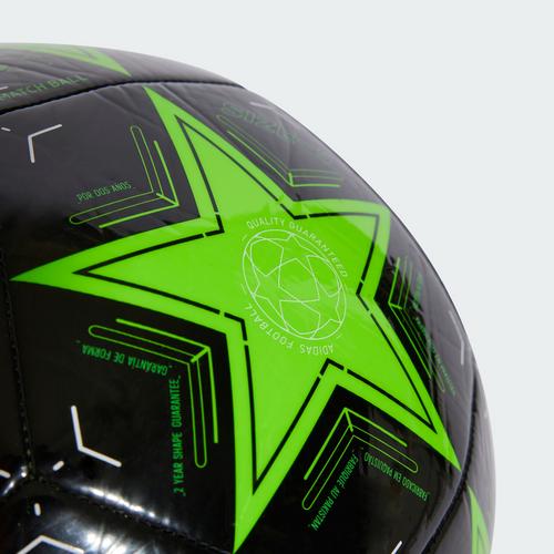 Rückansicht von adidas UCL 24/25 League Phase Club Ball Fußball Solar Green / Black / White