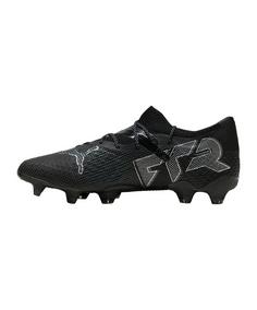 Rückansicht von PUMA FUTURE 7 Ultimate Low FG/AG Eclipse Fußballschuhe schwarzsilber