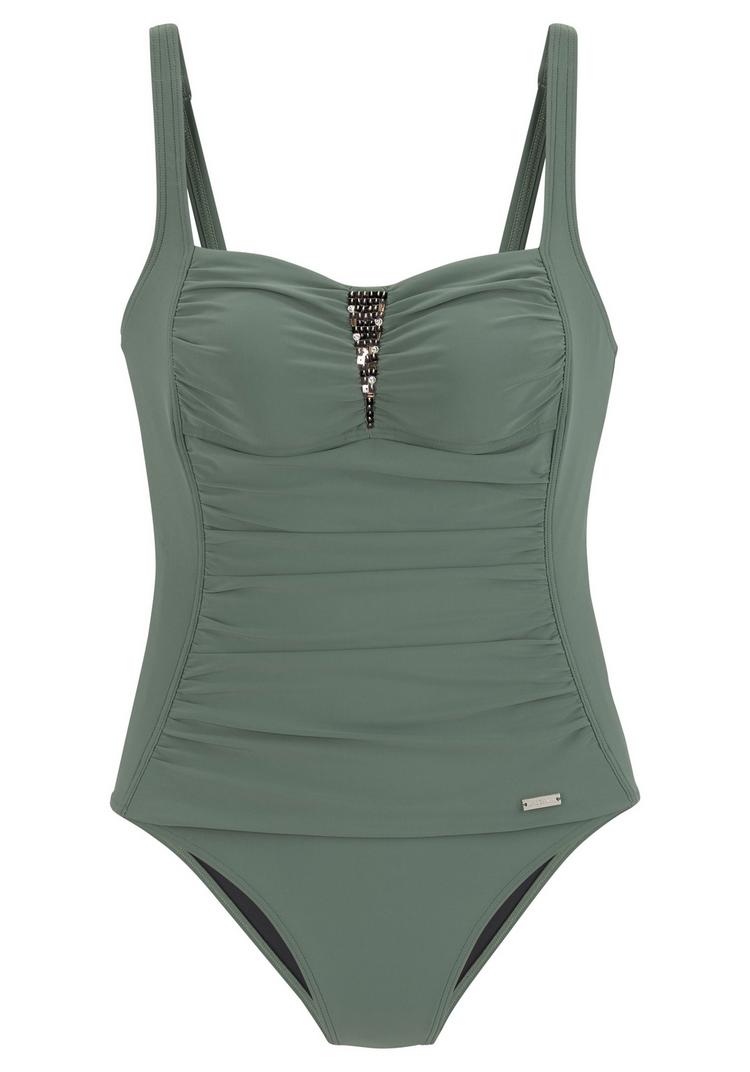 Lascana Lascana Badeanzug Badeanzug Damen - oliv - 0 | SportScheck