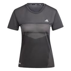 adidas Ultimateadidas Engineered T-Shirt T-Shirt Damen Black / Grey Four