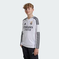 Rückansicht von adidas de_DE Fußballtrikot Kinder White