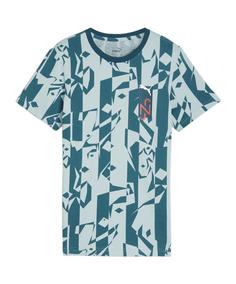 PUMA Neymar Jr. Creativity T-Shirt Kids Funktionsshirt Kinder gruenhellblau