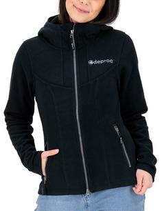 DEPROC active GLORY MAY Strickfleece Damen anthrazit