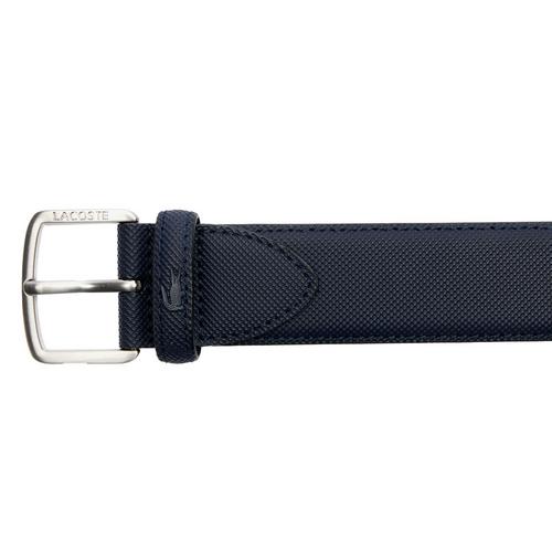 Rückansicht von Lacoste Gürtel Gürtel Herren Blau