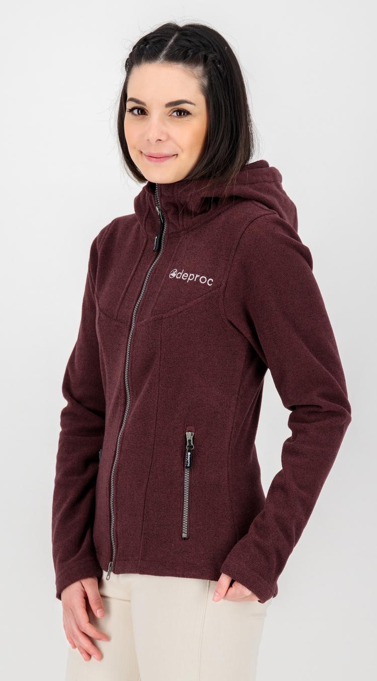 DEPROC active DEPROC active GLORY MAY Strickfleece Damen - berry - 1 | SportScheck