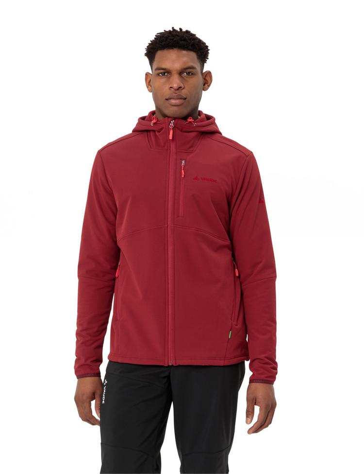 VAUDE VAUDE Men's Elope Stormfleece Hoody Outdoorjacke Herren - carmine - 0 | SportScheck