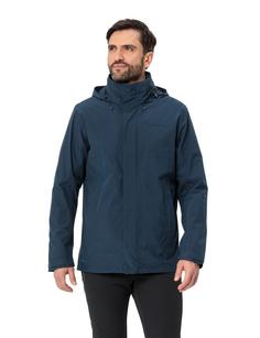 Rückansicht von VAUDE Men's Rosemoor 3in1 Jacket Doppeljacke Herren dark sea