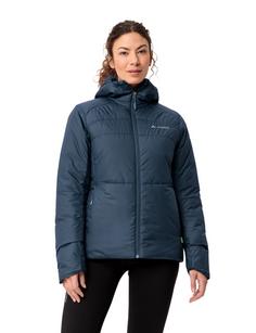 Rückansicht von VAUDE Women's Neyland Hooded Insulation Jacket Outdoorjacke Damen dark sea