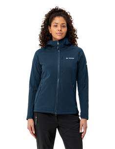 Rückansicht von VAUDE Women's Elope Stormfleece Hoody Outdoorjacke Damen dark sea