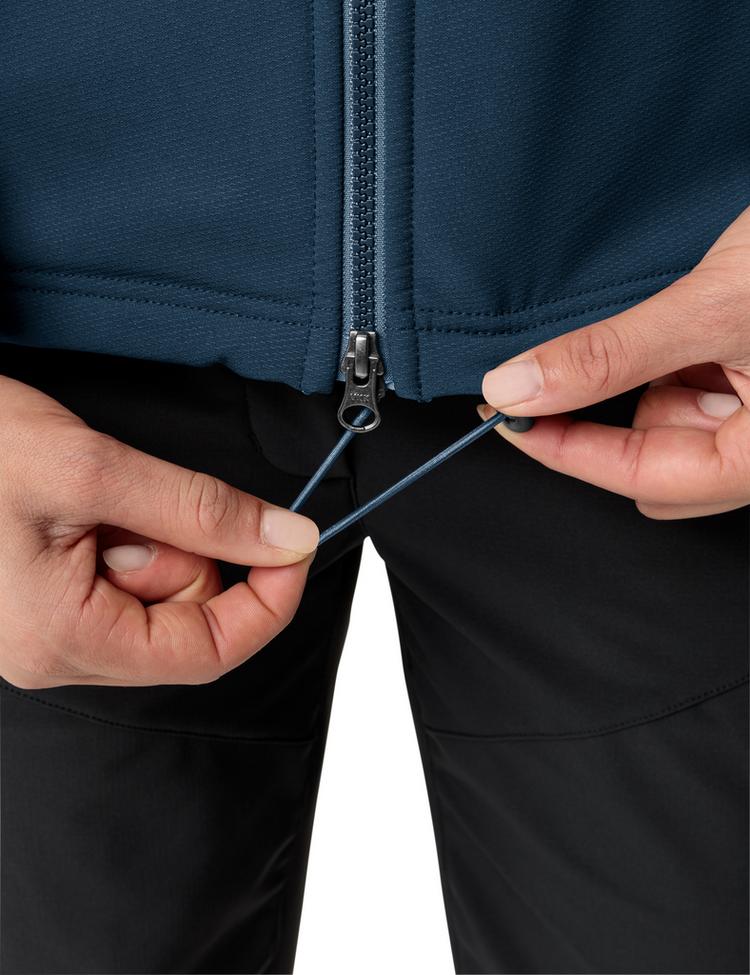 VAUDE VAUDE Women's Elope Stormfleece Hoody Outdoorjacke Damen - dark sea - 0 | SportScheck