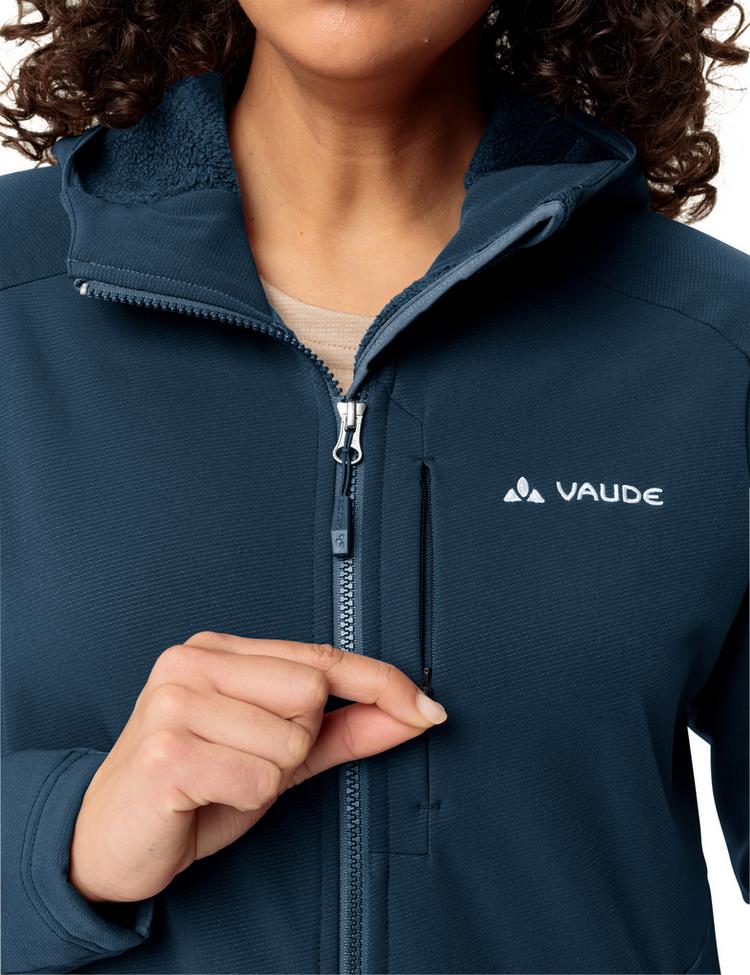 VAUDE VAUDE Women's Elope Stormfleece Hoody Outdoorjacke Damen - dark sea - 1 | SportScheck
