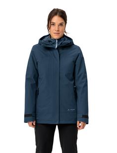 Rückansicht von VAUDE Women's Neyland 3in1 Jacket Doppeljacke Damen dark sea