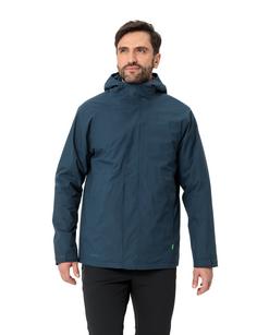 Rückansicht von VAUDE Men's Neyland 3in1 Jacket Doppeljacke Herren dark sea