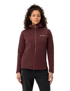 Rückansicht von VAUDE Women's Elope Stormfleece Hoody Outdoorjacke Damen dark oak