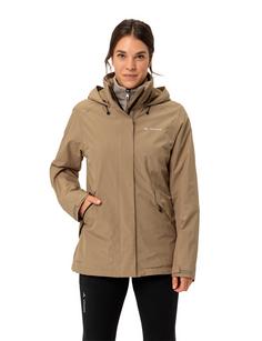 Rückansicht von VAUDE Women's Rosemoor 3in1 Jacket II Doppeljacke Damen oat