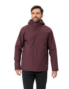 Rückansicht von VAUDE Men's Neyland 3in1 Jacket Doppeljacke Herren dark oak