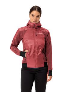 Rückansicht von VAUDE Women's Larice Wool Jacket Outdoorjacke Damen brick