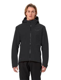 Rückansicht von VAUDE Men's Moab Pro Rain Jacket Outdoorjacke Herren black