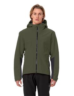 Rückansicht von VAUDE Men's Moab Pro Rain Jacket Outdoorjacke Herren khaki