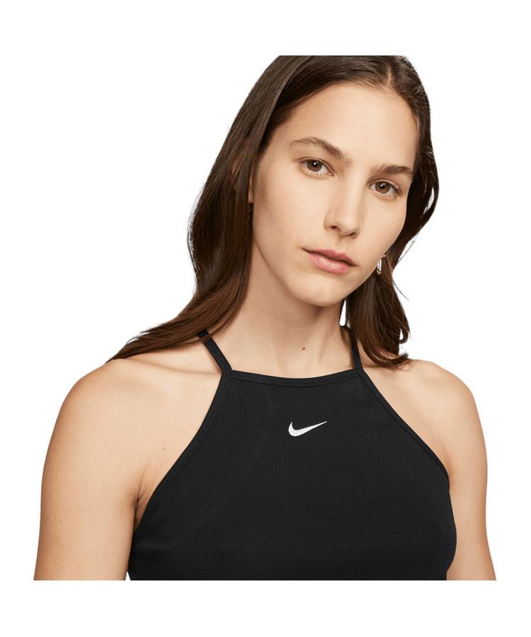 Nike Nike Essentials Rib Cami Tanktop Damen Funktionstop Damen - schwarzweiss - 0 | SportScheck