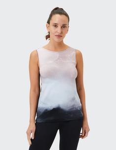 Rückansicht von VENICE BEACH VB Kenny Tanktop Damen AOP winter fog