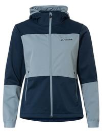 VAUDE Women's Qimsa Hooded Softshell Jacket Outdoorjacke Damen - dark sea