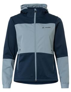 VAUDE Women's Qimsa Hooded Softshell Jacket Outdoorjacke Damen dark sea