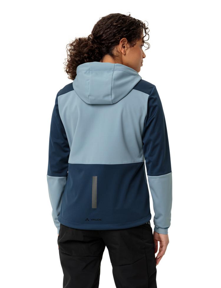 VAUDE VAUDE Women's Qimsa Hooded Softshell Jacket Outdoorjacke Damen - dark sea - 1 | SportScheck