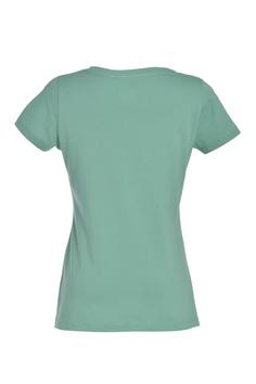 Rückansicht von Gipfelglück Frieda T-Shirt Damen Mint