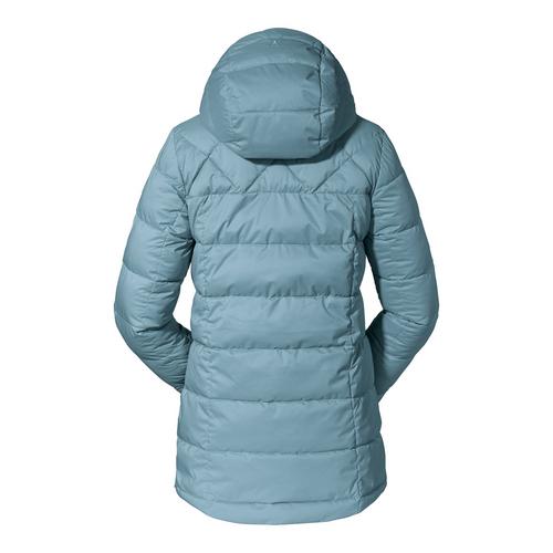 Rückansicht von Schöffel Insulated Parka Boston L Parka Damen cloudy storm