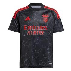 adidas Benfica Lissabon 24/25 Auswärtstrikot Fußballtrikot Kinder Black