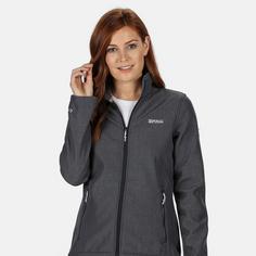 Rückansicht von Regatta Connie IV Softshelljacke Damen Seal Grey