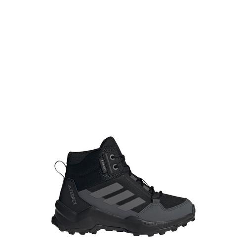 Rückansicht von adidas Terrex Ax4r Mid Rain.Rdy Wanderschuh Winterschuhe Kinder Core Black / Grey Four / Grey Six