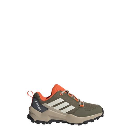 Rückansicht von adidas Terrex Ax4r Wanderschuh Wanderschuhe Kinder Olive Strata / Wonder White / Semi Impact Orange