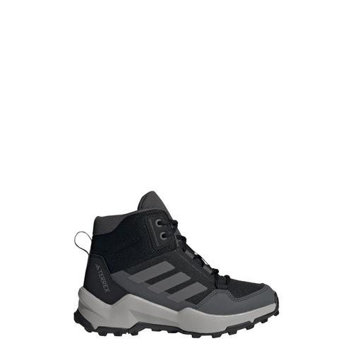 Rückansicht von adidas Terrex Ax4r Mid Wanderschuh Winterschuhe Kinder Core Black / Grey Four / Grey Six