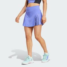 Rückansicht von adidas Pro HEAT.RDY Match Tennisrock Hot Pants Damen Cobalt Blue / Purple Burst