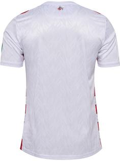 Rückansicht von hummel 1FCK 24/25 HOME JERSEY S/S Fanshirt WHITE/TRUE RED