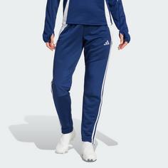 Rückansicht von adidas Tiro 24 Winterized Hose Trainingshose Damen Team Navy Blue 2 / White