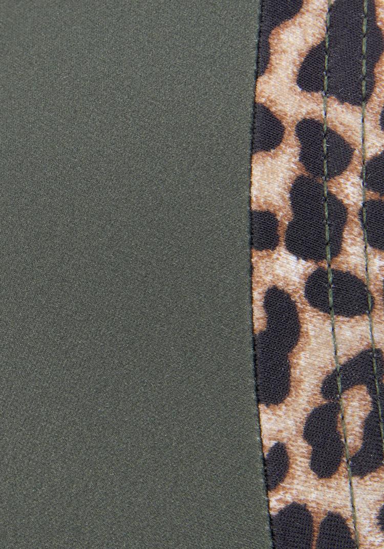 Lascana Lascana Triangel-Bikini-Top Bikini Oberteil Damen - oliv-leo - 1 | SportScheck